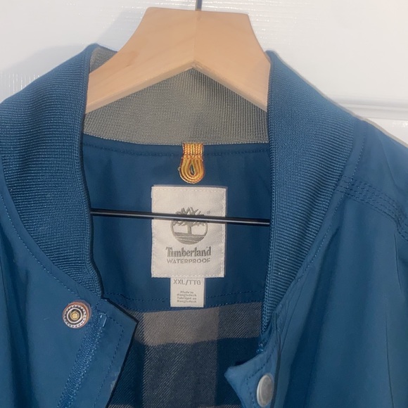 MENS “TIMBERLAND” Waterproof jacket! Forest Green XXL - Picture 10 of 11